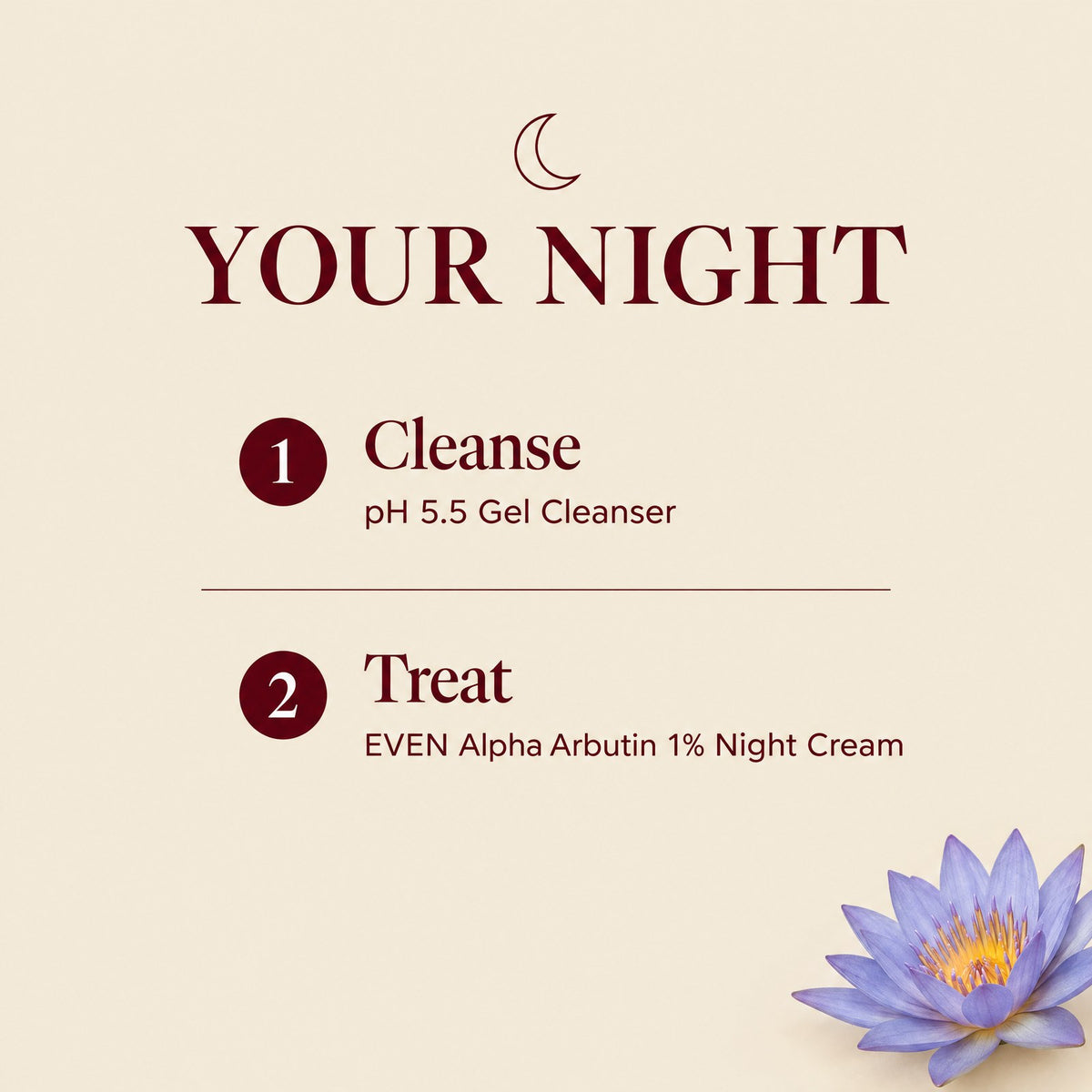 Auris Complete EVEN: the night routine, step by step
