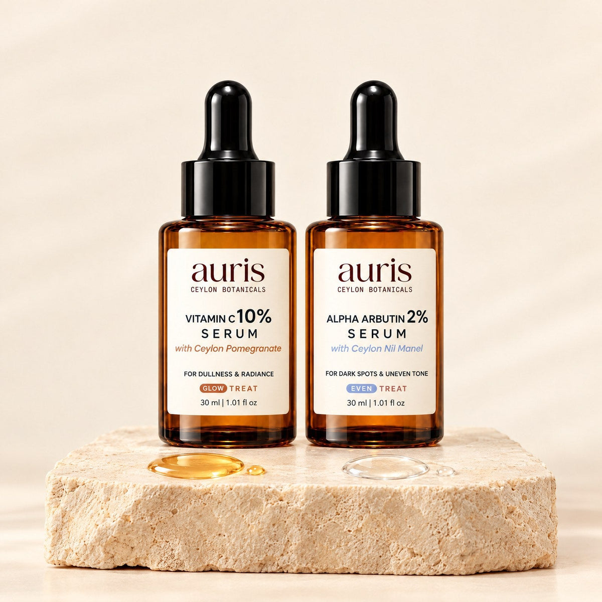 Auris Serums — Ceylon botanical skincare