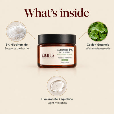 Auris Niacinamide 5% Day Cream: what's inside: key ingredients