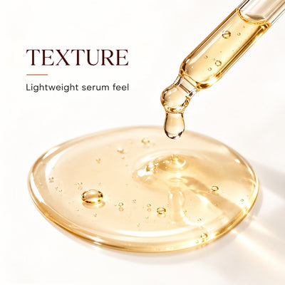 Auris GLOW Vitamin C 10% Serum with Ceylon Pomegranate lightweight serum texture