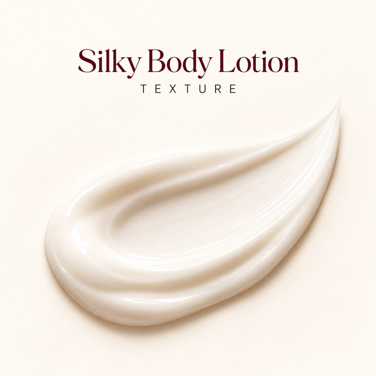 Auris GLOW Niacinamide 3% Body Lotion with Ceylon Pomegranate body lotion texture swatch