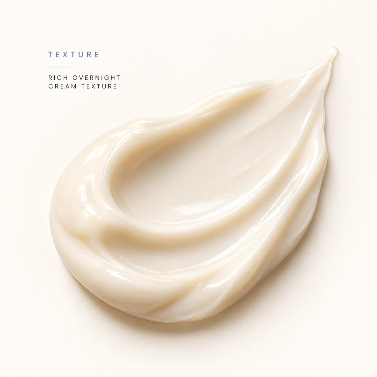 Auris EVEN Alpha Arbutin 1% Night Cream with Ceylon Nil Manel cream texture swatch