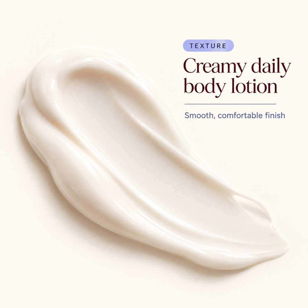 Auris EVEN Alpha Arbutin 1% Body Lotion with Ceylon Nil Manel body lotion texture swatch