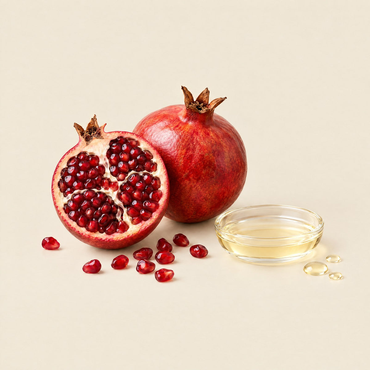 Vitamin C beside a Ceylon pomegranate