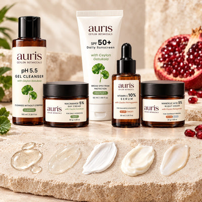 Auris Complete GLOW: the textures of every product