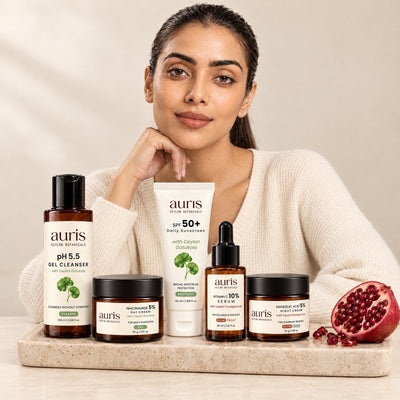 Auris Complete GLOW: the routine on a vanity