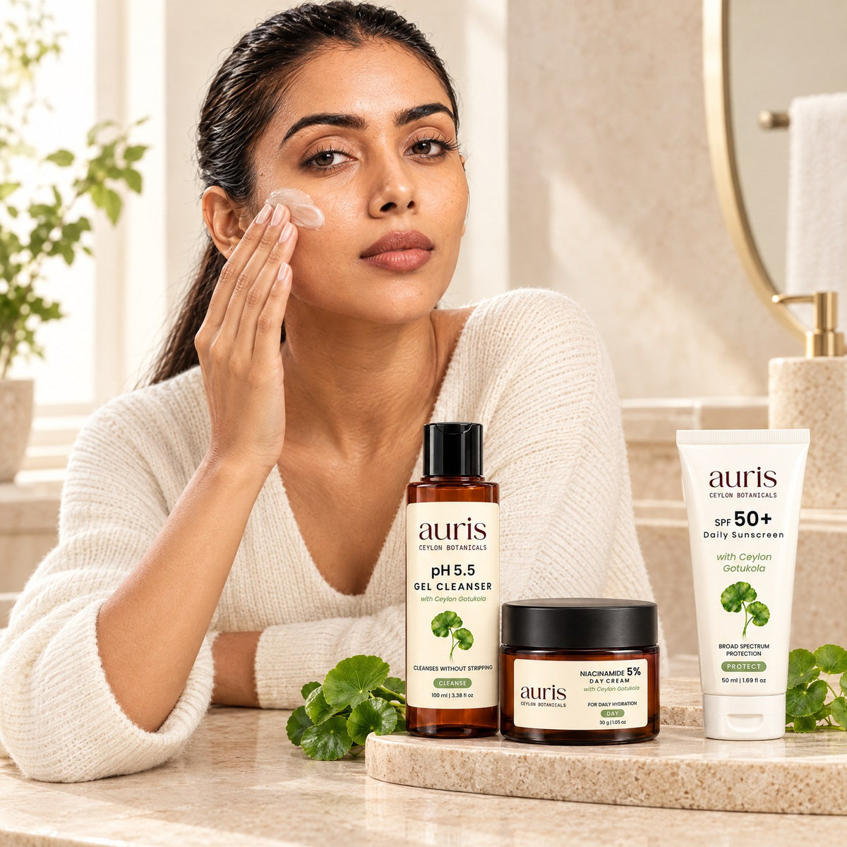 Auris Daily Essentials: the brand model using the routine
