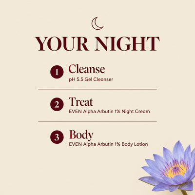 Auris EVEN Ritual: the night routine, step by step