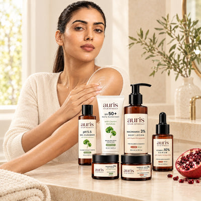 Auris GLOW Ritual: the brand model using the routine