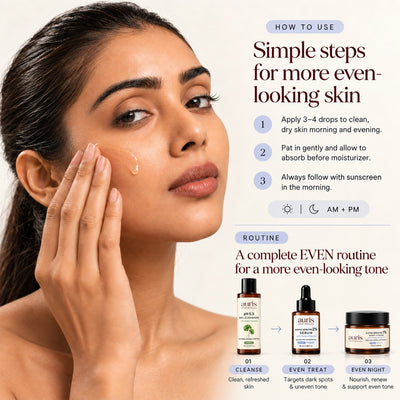OLD (restored for review) — How to use Auris EVEN Alpha Arbutin 2% Serum with Ceylon Nil Manel, with its place in the Auris routine