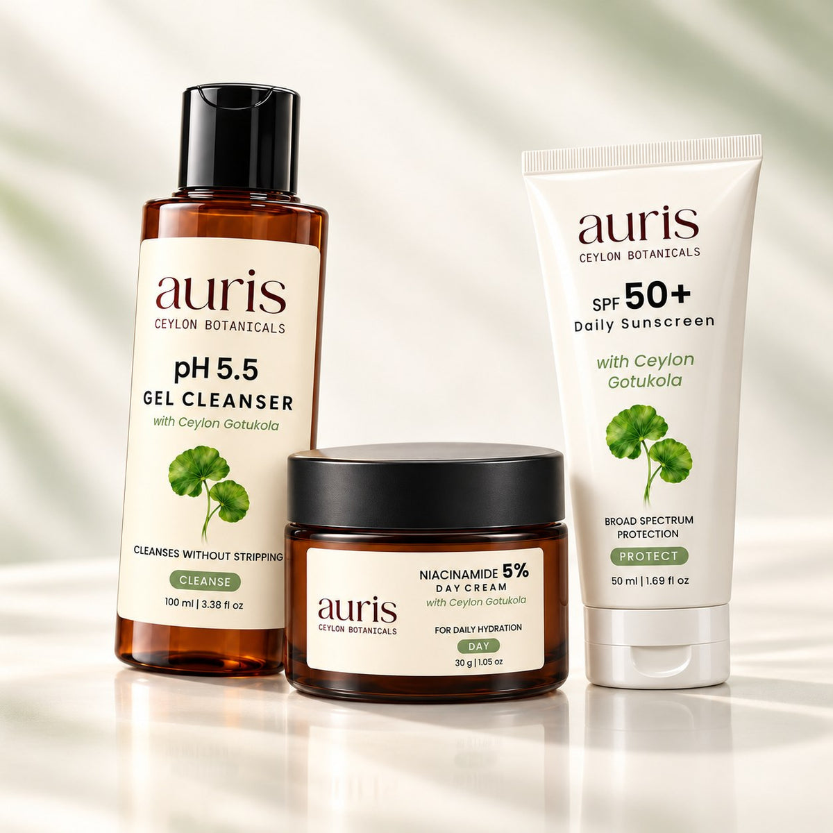 OLD (restored for review) — Auris Daily Essentials set styled on stone